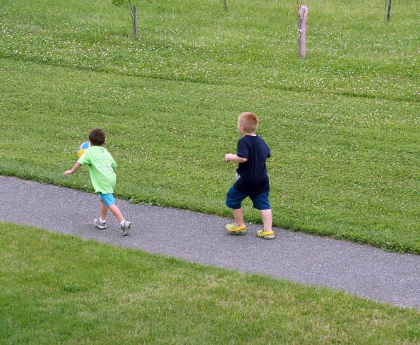 Playing Soccer